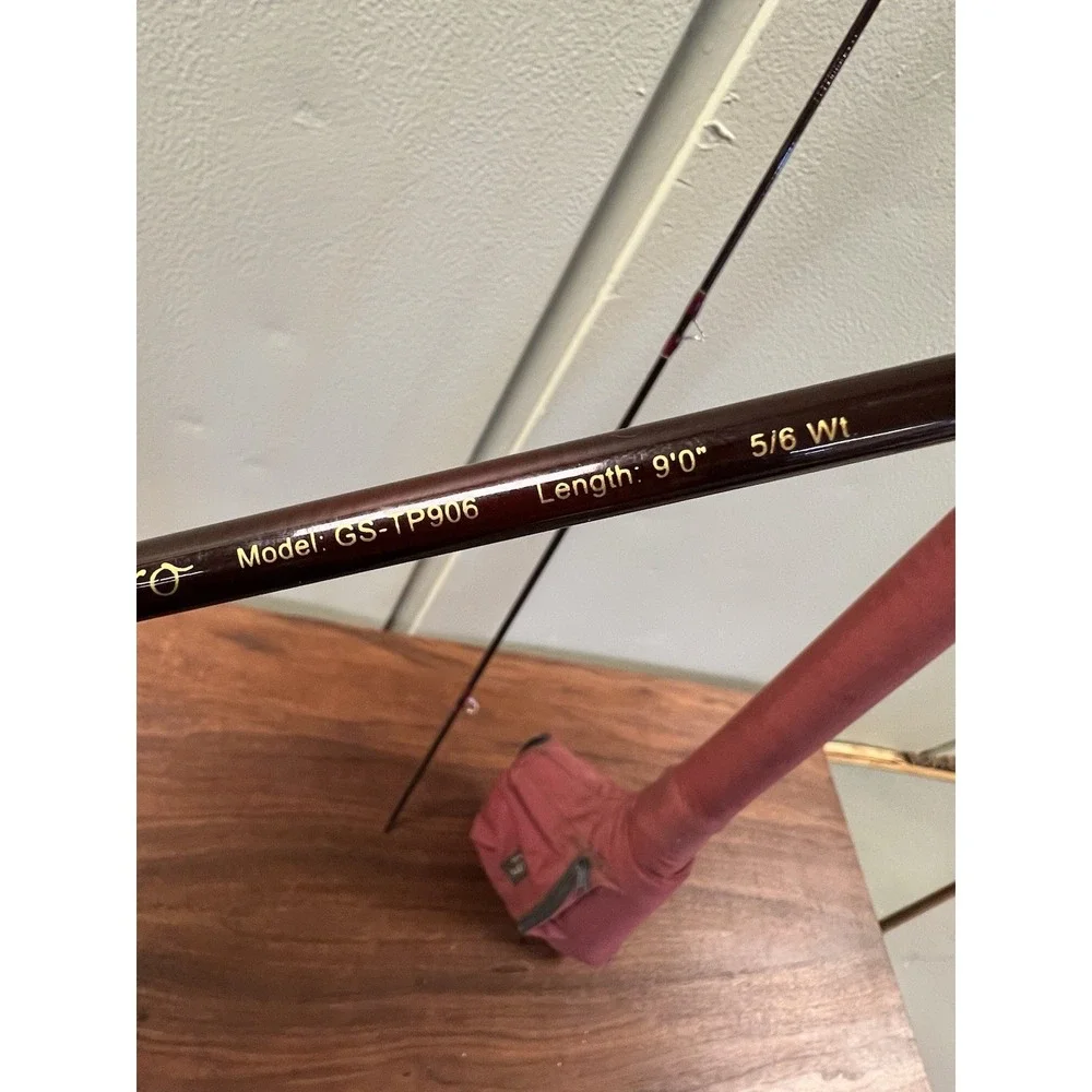 Vintage Pro Angler Tournament Pro Graphite Fly Fishing Rod With Cortland Crown 2